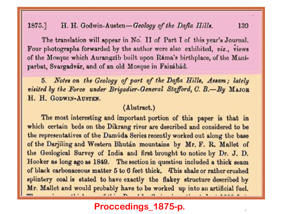 Proceeding of the Asiatic Society, 1875